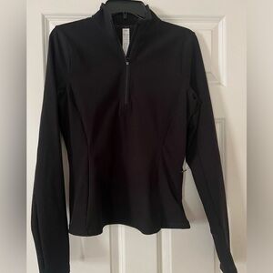 Women's Alo black 1/2 zip top